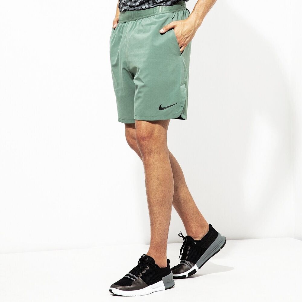Nike Vintage Super Rare Flex Woven Soccer Basketball Shorts Mint Green Small